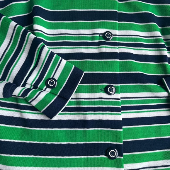 VTG Striped Butte Knit Polyester Top - Picture 4 of 6
